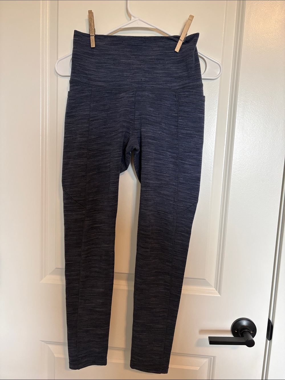 CALIA by Carrie Underwood Heathered Slate Leggings - Blue Gray